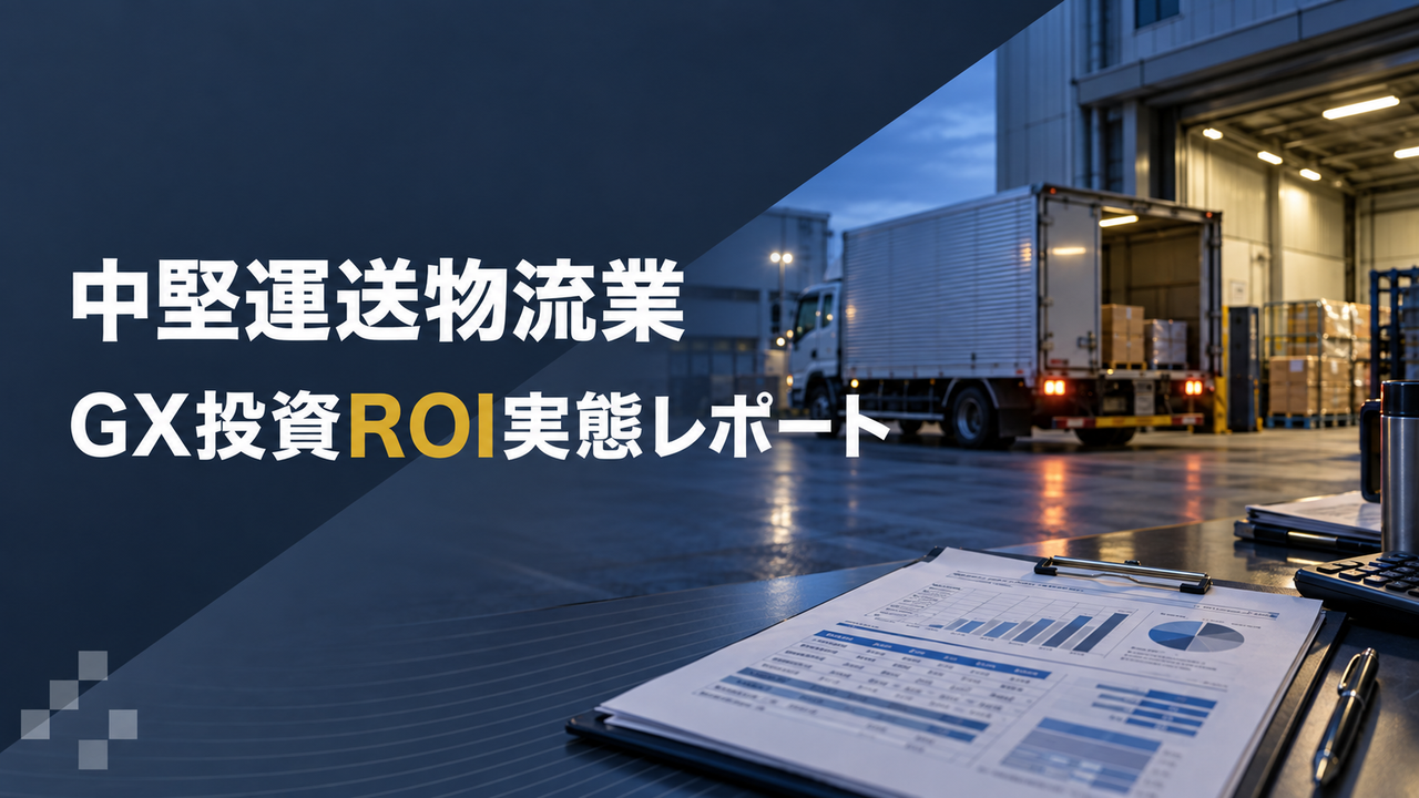 中堅運送物流業GX投資ROI実態レポート